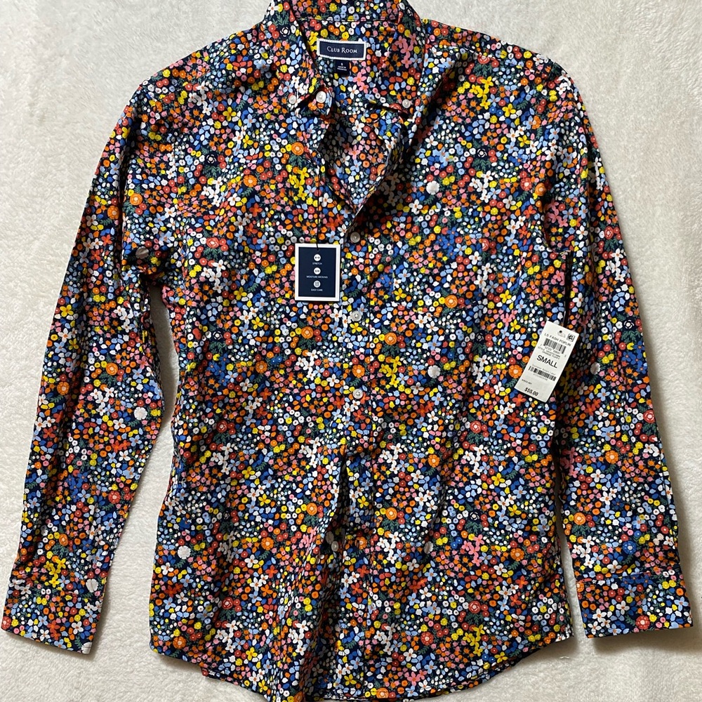 Club Room small women’s button up blouse
